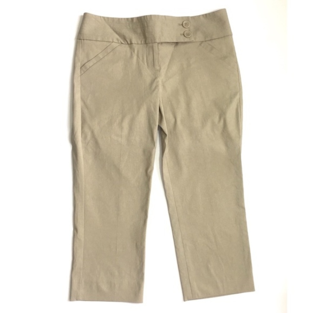 The Limited tan Exact Stretch capri pants 731